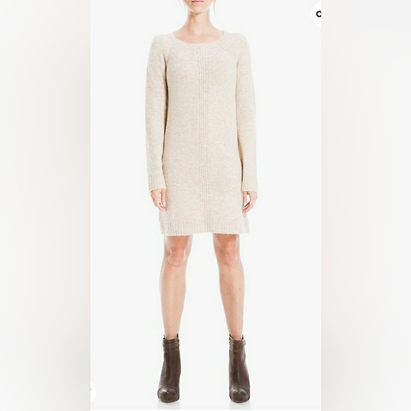 NWT Max Studio Rib Trim Sweater Dress/Top Small - Picture 1 of 9